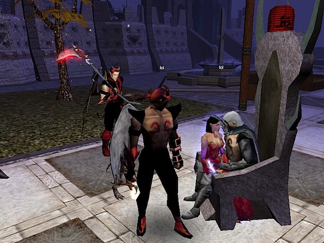 Anna on taryns lap with me and pad standing there